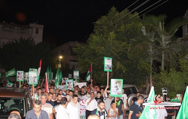 الحركة الاسلامية تنظم مسيرة حاشدة في جلجولية منددة بجرائم الاحتلال في غزة